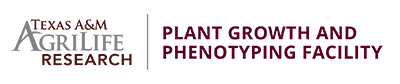 Logo: Texas A&M AgriLife Research Plant Growth and Phenotyping Facility